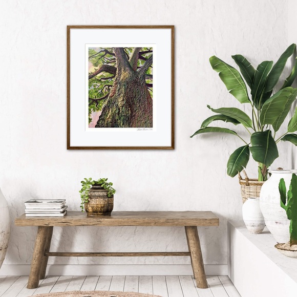 ‘Grounded’ Limited Edition Glicée Fine Art Print Unframed Signed Nature Tree - Picture 11 of 11